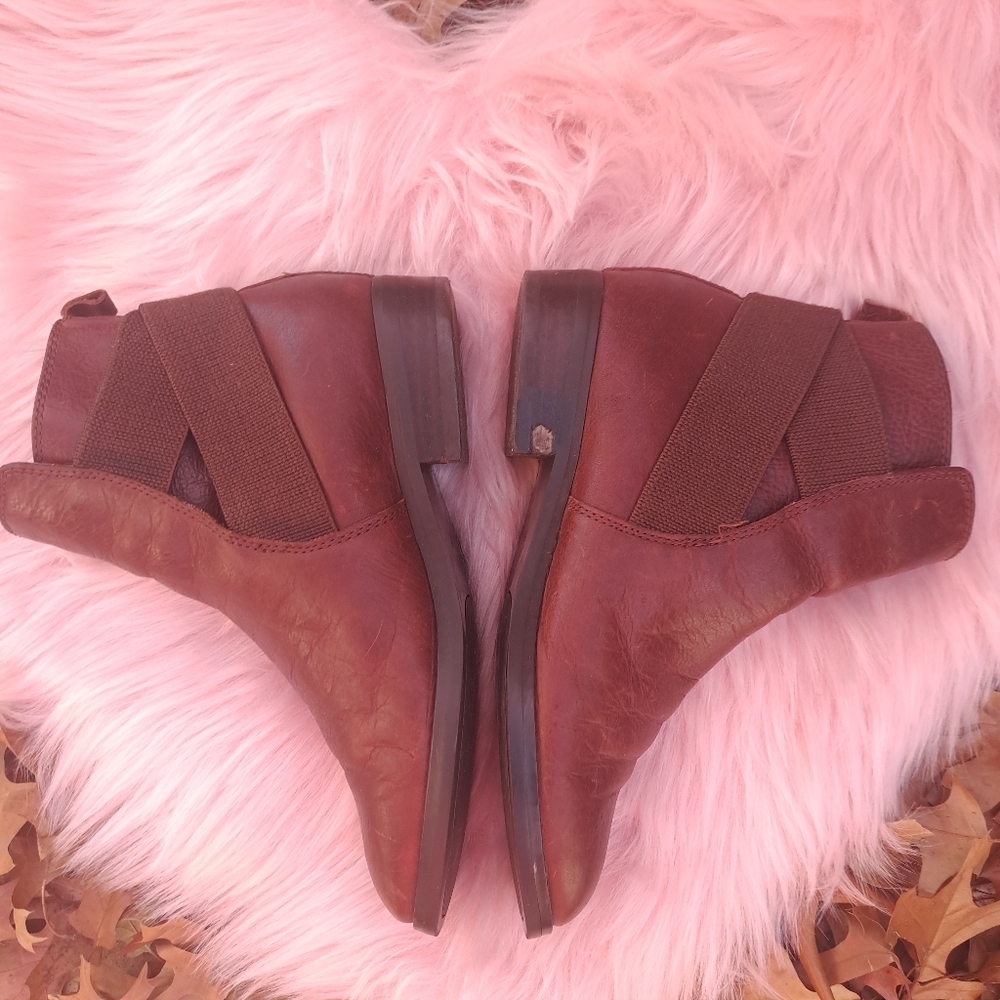 LAUREN Ralph Lauren Kaliyah Leather‎ Ankle Boot GUC Size 6B - Picture 6 of 16